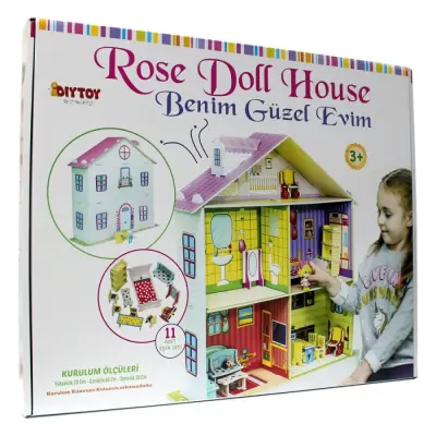 3 Katlı Benim Güzel Evim Büyük Oyuncak Ev