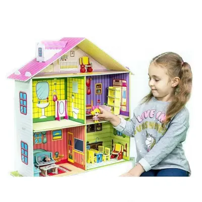 3 Katlı Benim Güzel Evim Büyük Oyuncak Ev - 3