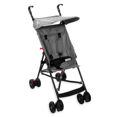 4 Baby Kolay Katlanabilen Eko Baston Bebek Arabası Gri