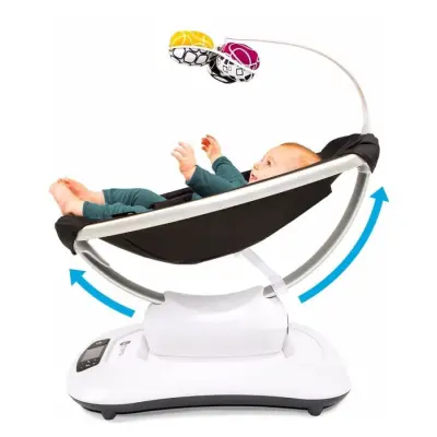 4moms MamaRoo 4.0 App Elektrikli Ana Kucağı Silver Plush - 9