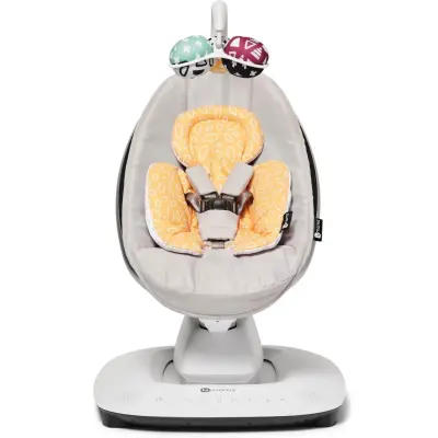 4moms MamaRoo 5.0 Çift Yönlü Yenidoğan Destek Pedi Yellow Mesh - 3