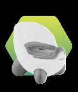 Babyjem Tonton Lazımlık Beyaz - Gri