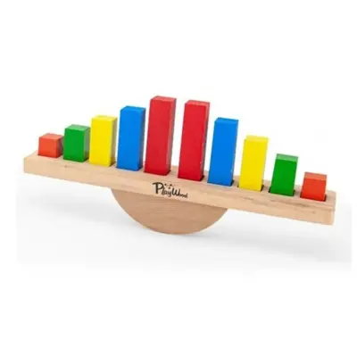 Ahşap Renkli Balans Oyunu