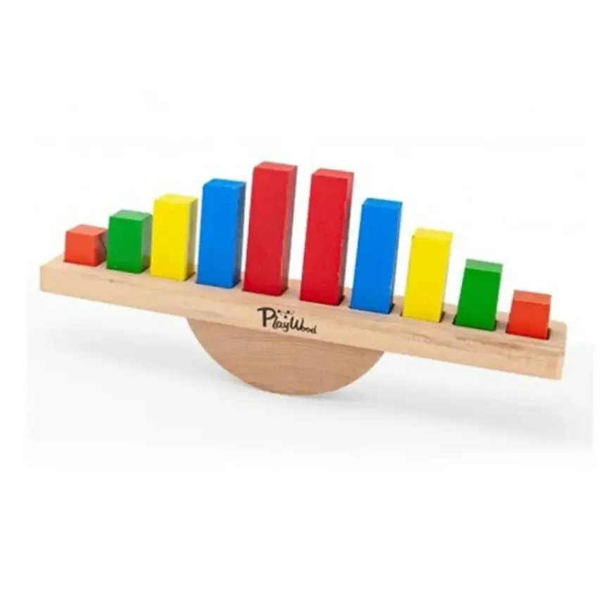 Ahşap Renkli Balans Oyunu - 1
