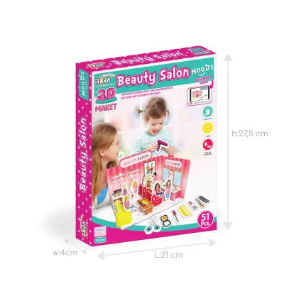 Akar Moods Güzellik Salonu 3D Maket (1)