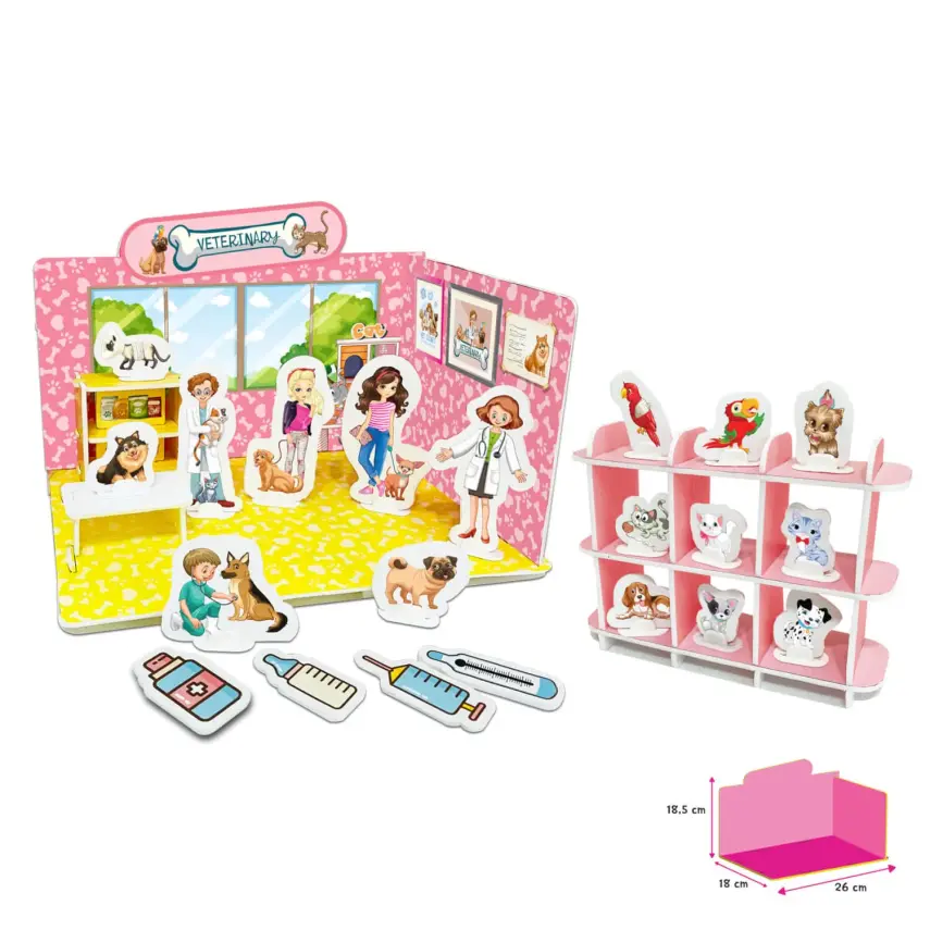 Akar Moods Veteriner 3D Maket - 1