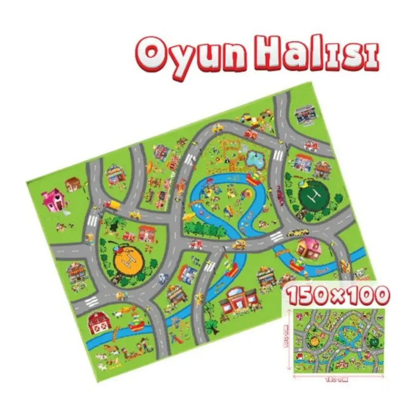Akar Oyun Halısı City 150x100cm - 1