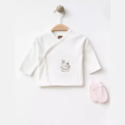 Albimini Hastane Çıkışı 5li Arı Desenli Pembe (1)