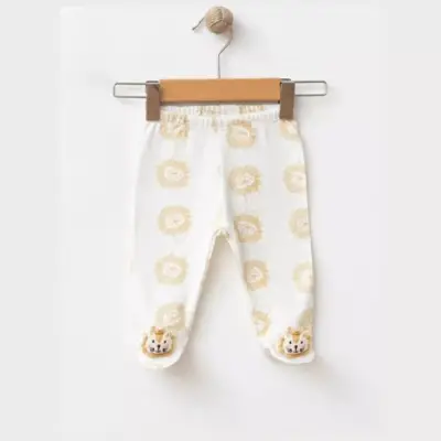 Albimini Hastane Çıkışı 5li Aslan Desenli Ekru - 3