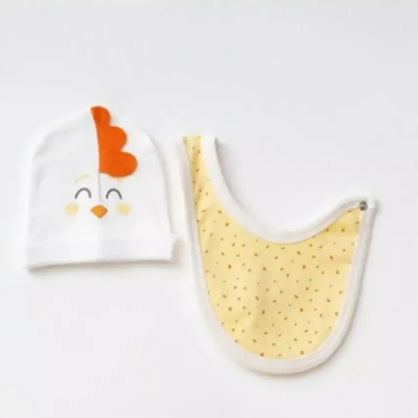 Albimini Hastane Çıkışı 5li Civciv Desenli Ekru - Sarı - 3