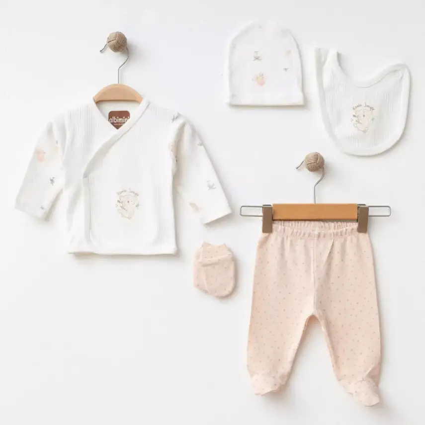 Albimini Hastane Çıkışı 5li Koala Desenli Pudra - 1