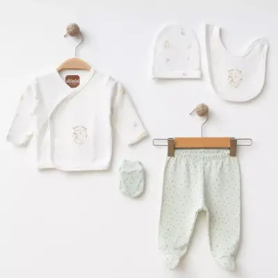 Albimini Hastane Çıkışı 5li Koala Desenli Yeşil