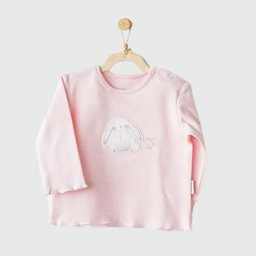 Andy Wawa 2Li Kız Bebek Takım Cuddly Bunny Bear Pembe - 2