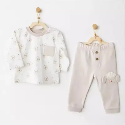 Andy Wawa 2li Takım Tinny S Sheeps Bej