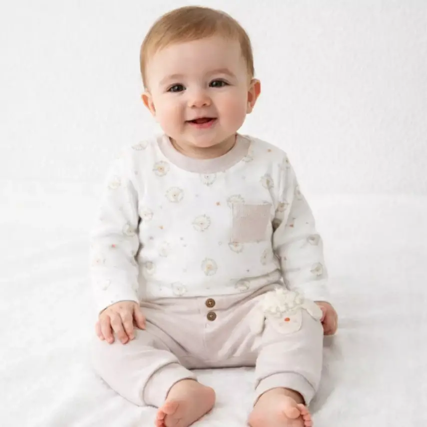 Andy Wawa 2li Takım Tinny S Sheeps Bej Kulaklı Kuzu - 2