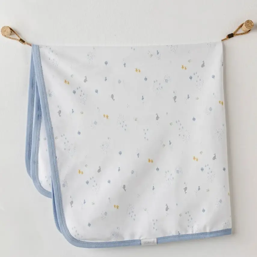 Andy Wawa Battaniye Şapka Takım Ocean Is My Happy Place 85X90cm Beyaz - 2