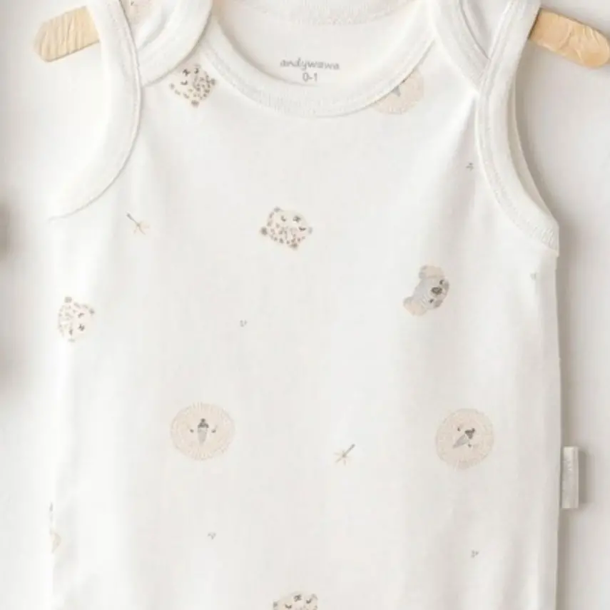 Andy Wawa Bebek Body 2Li Happy Animals Ekru Unisex - 4