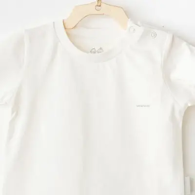 Andy Wawa Bebek T-Shirt Casual Beyaz Unisex (1)