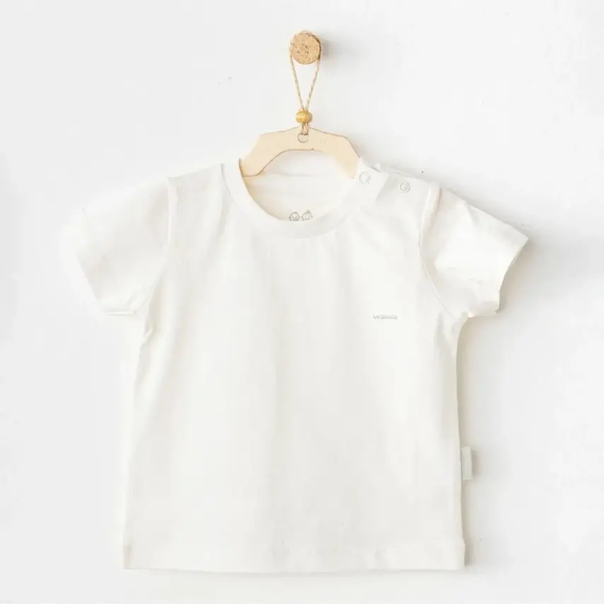 Andy Wawa Bebek T-Shirt Casual Beyaz Unisex - 1