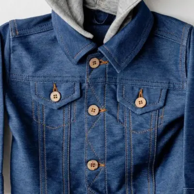 Andy Wawa Erkek Bebek Ceket Casual İndigo (1)