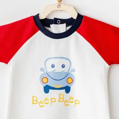 Andy Wawa Erkek Bebek T-Shirt Casual Beyaz (1)