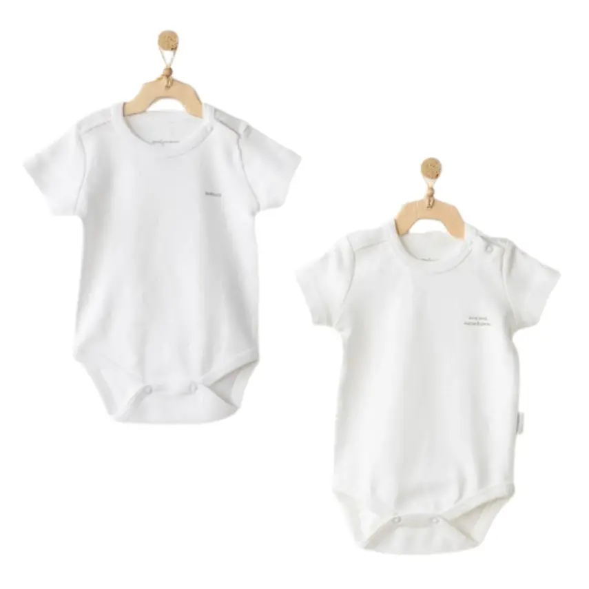 Andy Wawa Erkek Body Kısa Kol 2li Ptera Nodon Beyaz - 1