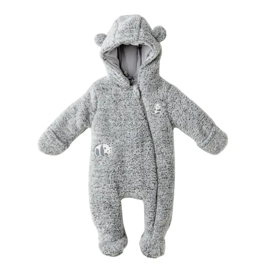 Andy Wawa Erkek Kozmonot Pramsuit Welsoft Keep Smiling Gri - 1