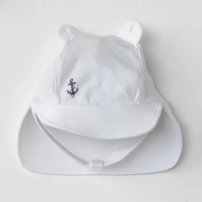 Andy Wawa Erkek Şapka Sailor Bear Mavi - Beyaz
