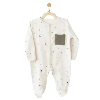 Andy Wawa Erkek Tulum Şapka Takım My 1st Wardrobe Ekru (1)