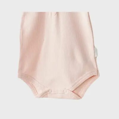 Andy Wawa Kısa Kollu Çıtçıtlı Kız Bebek Body Basic Somon - 7