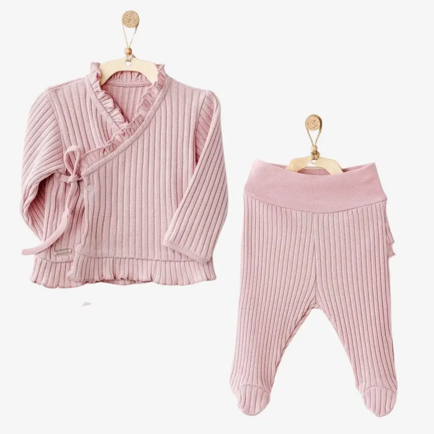 Andy Wawa Kız 2li Takım Sweet Penguin Pembe - 1