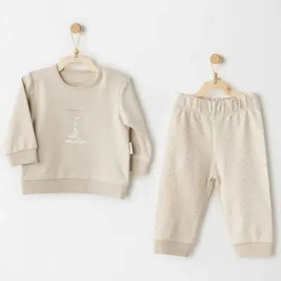 Andy Wawa Kız 2li Takım You Are Special Bej - 1