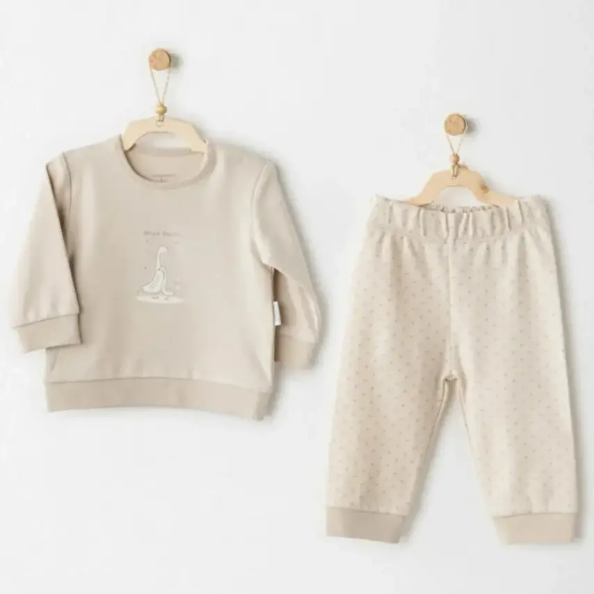 Andy Wawa Kız 2li Takım You Are Special Bej - 1