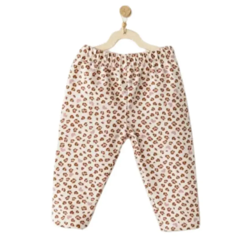 Andy Wawa Kız 3lü Takım Little Leopard Ekru - 7