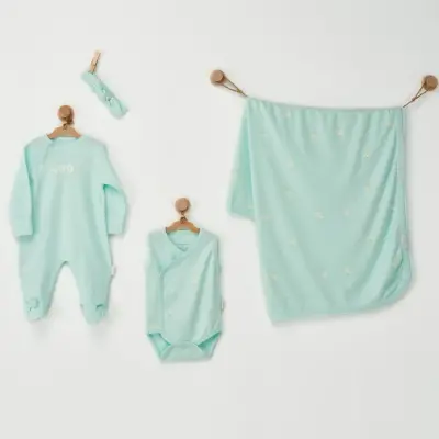 Andy Wawa Kız 4lü Takım Summer Paradise Mint - 1