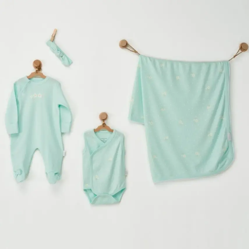 Andy Wawa Kız 4lü Takım Summer Paradise Mint - 1