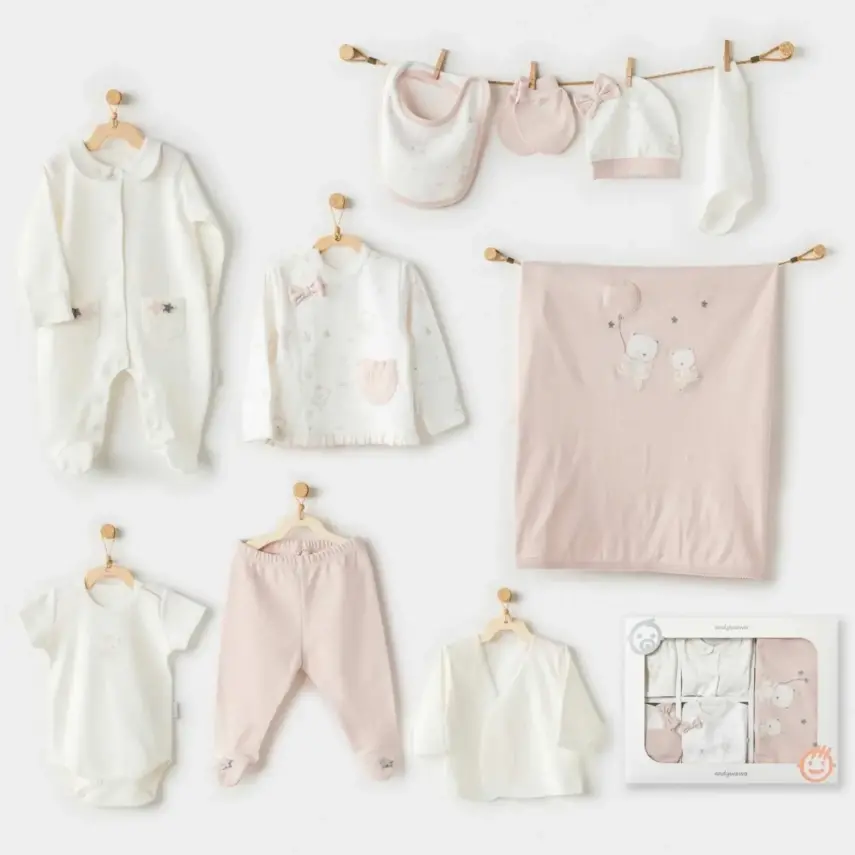 Andy Wawa Kız Bebek 10lu Hastane Çıkışı Ballerina Ekru - 1