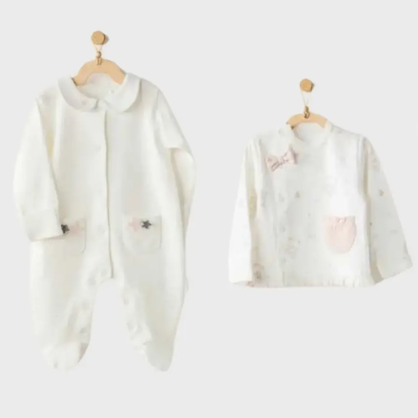 Andy Wawa Kız Bebek 20li Hastane Çıkışı Ballerina Ekru - 3