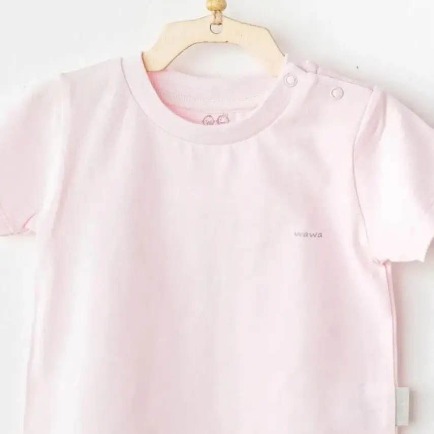 Andy Wawa Kız Bebek T-Shirt Casual Pembe - 2