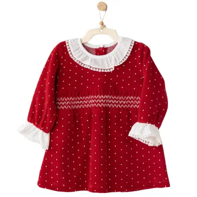 Andy Wawa Kız Elbise Bant Takım Party Kırmızı