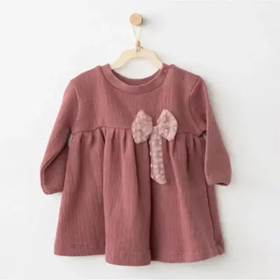 Andy Wawa Kız Elbise Casual Gül Kurusu - 3