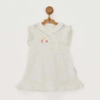 Andy Wawa Kız Elbise Mermaid Ekru (1)