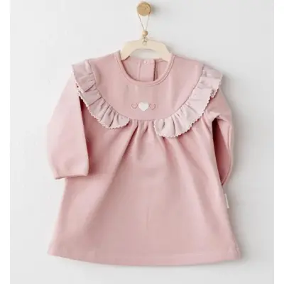 Andy Wawa Kız Elbise Mon Petit Amour Pembe