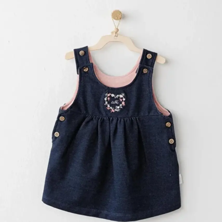 Andy Wawa Kız Elbise Takım Mon Petit Amour Denim - 5