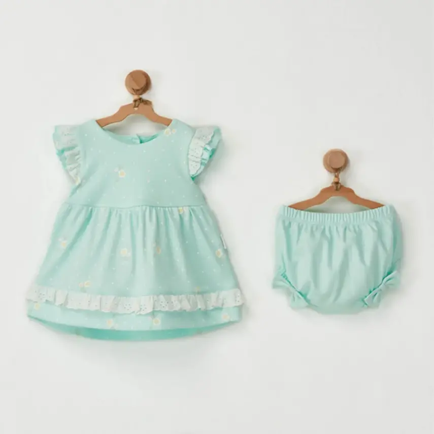 Andy Wawa Kız Elbise Takımı Summer Paradise Mint - 1