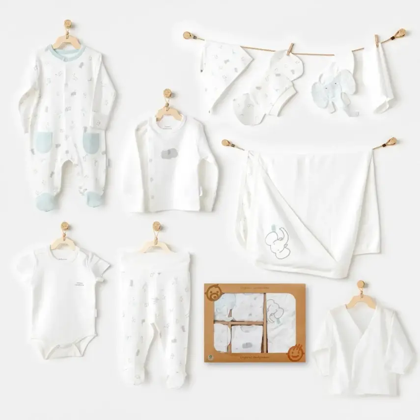 Andy Wawa Organik 10lu Hastane Çıkışı  The Zoo S Balboa Ekru Unisex  - 1