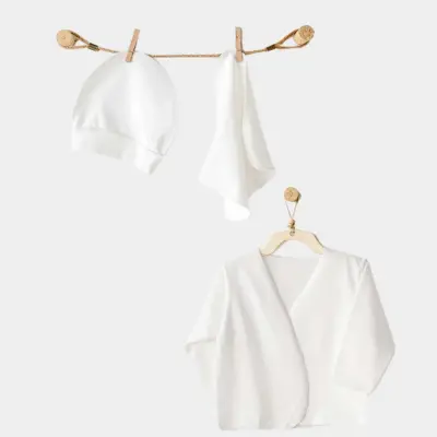 Andy Wawa Organik Hastane Çıkışı 5li Line Prematüre Ekru - 3