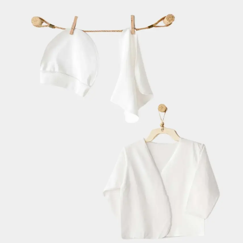 Andy Wawa Organik Hastane Çıkışı 5li Line Prematüre Ekru - 3