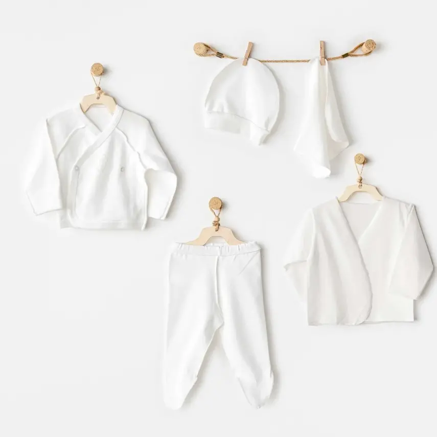 Andy Wawa Organik Hastane Çıkışı 5li Line Prematüre Ekru - 1