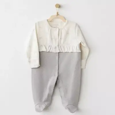 Andy Wawa Tulum Baby Bow Bliss Ekru - Gri